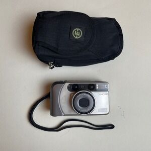 Concord C3000 3X Zoom Super Macro 38-115mm Lens Point Shoot Film Camera UNTESTED